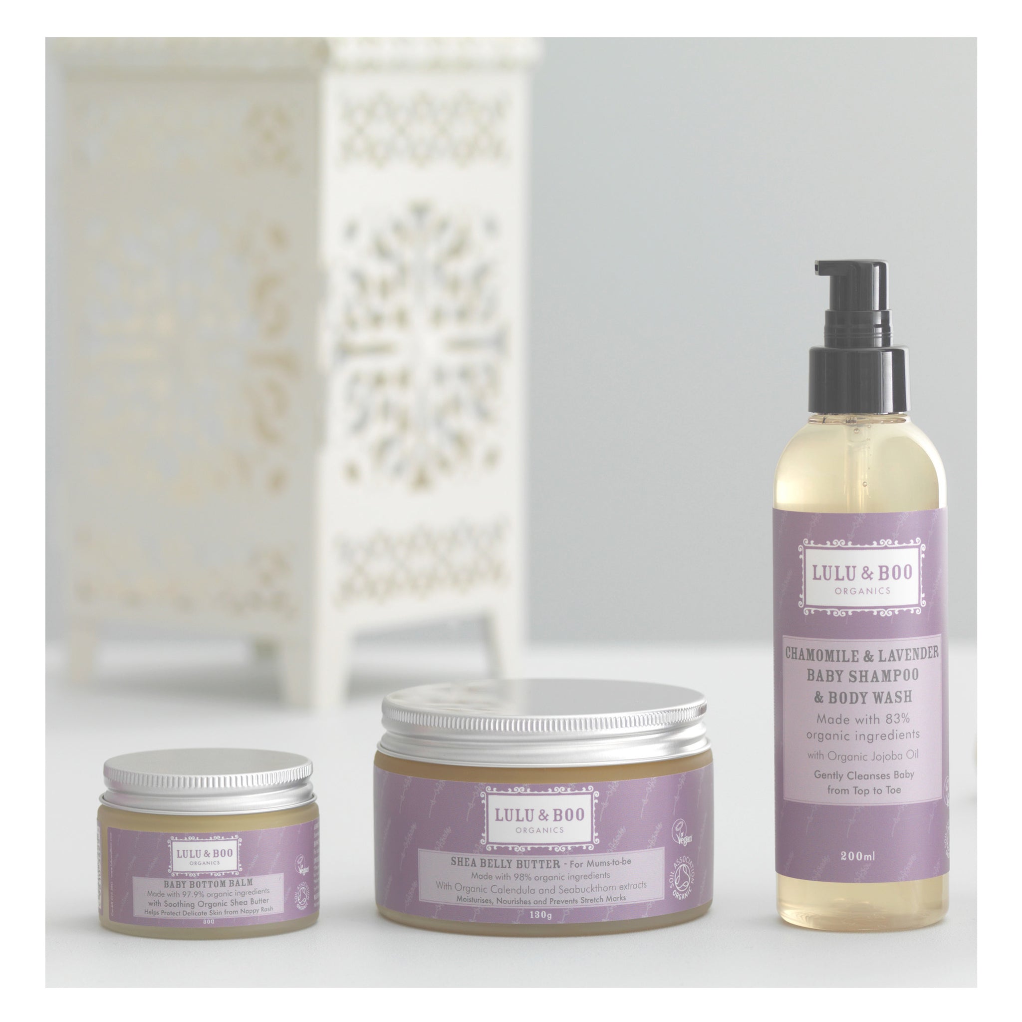 Lulu and Boo mother and baby skincare range